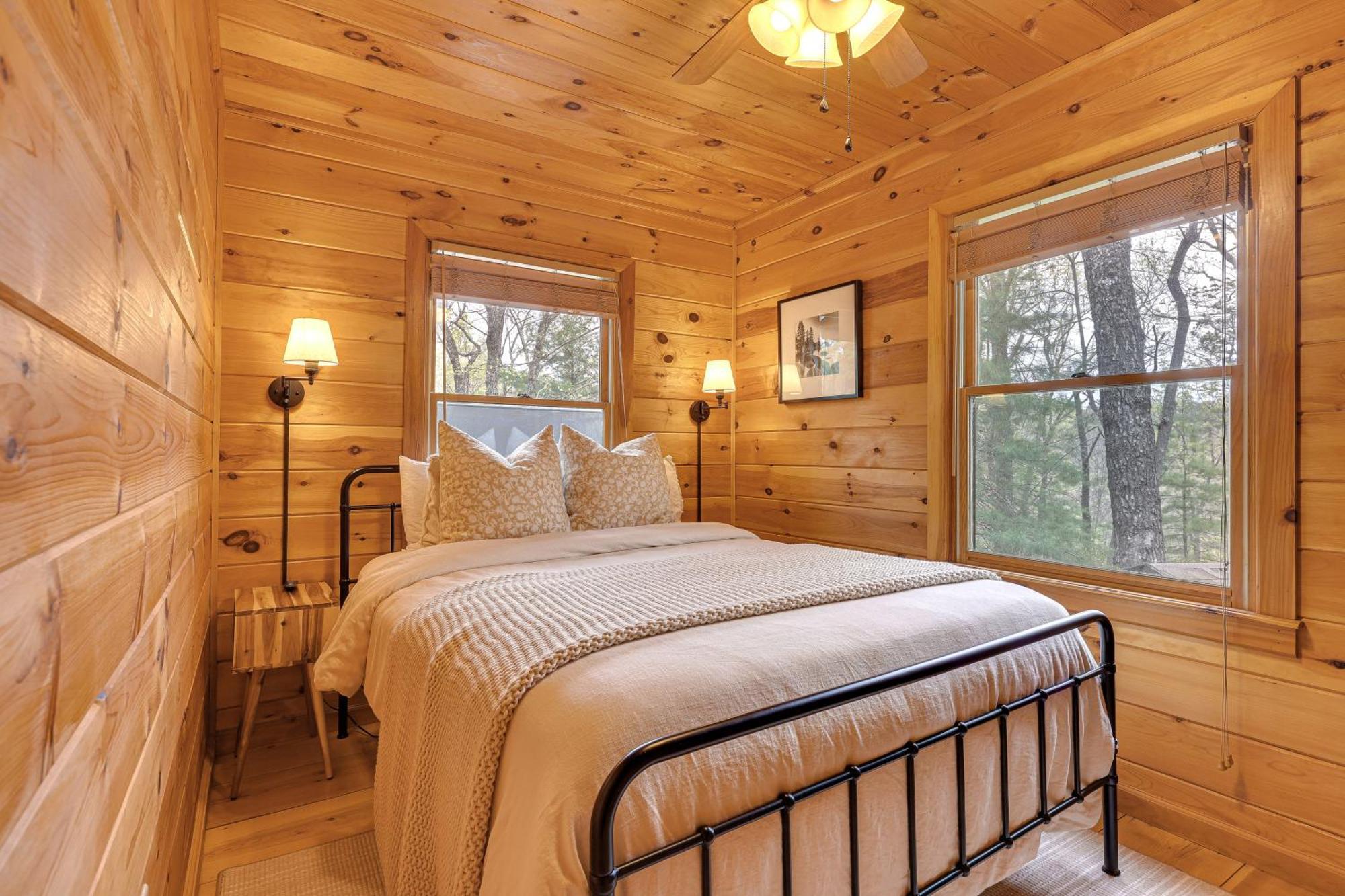 Cozy Cabin In Private Location With Hot Tub And Grill! بلو ريدج المظهر الخارجي الصورة