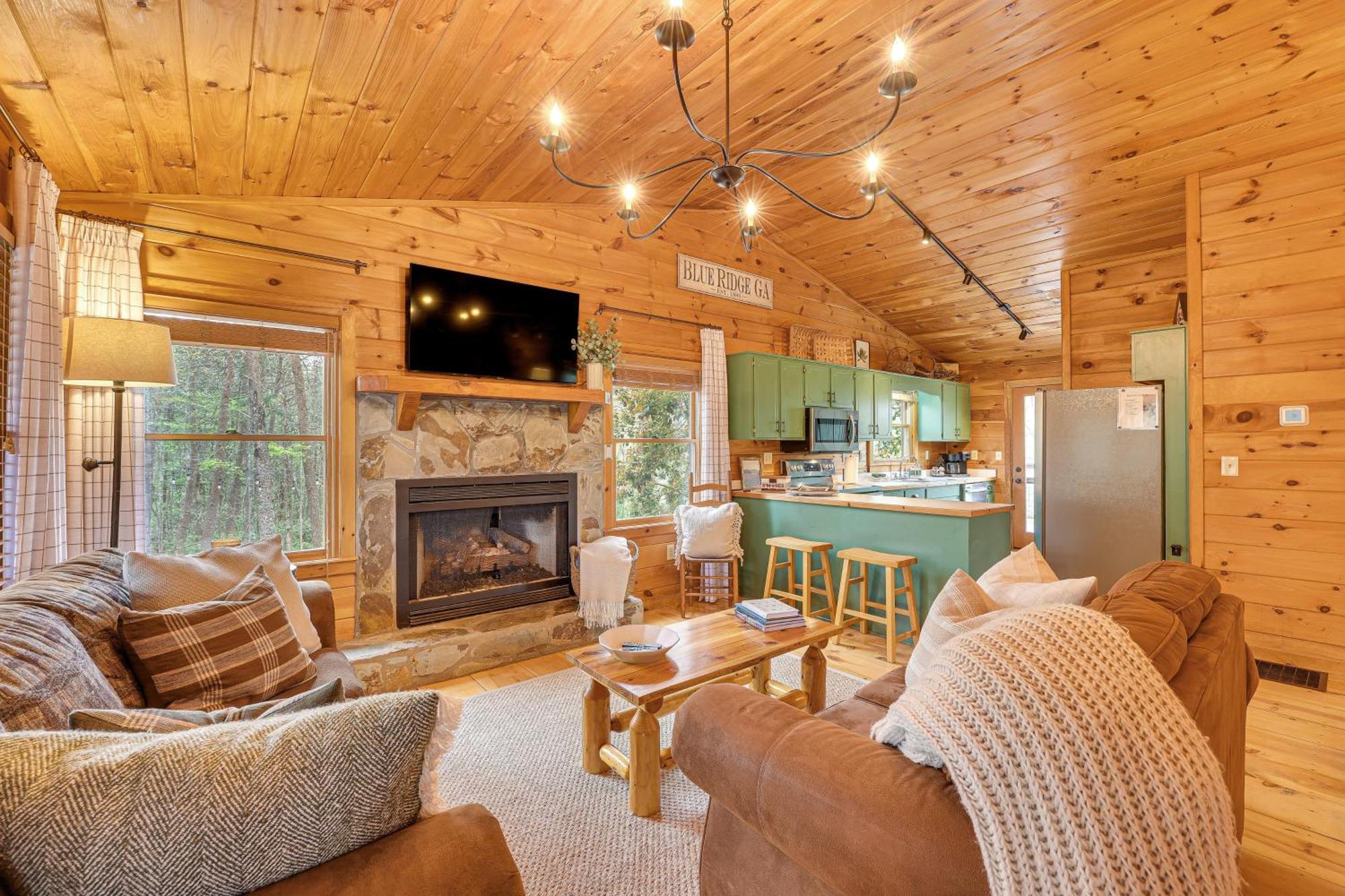 Cozy Cabin In Private Location With Hot Tub And Grill! بلو ريدج المظهر الخارجي الصورة