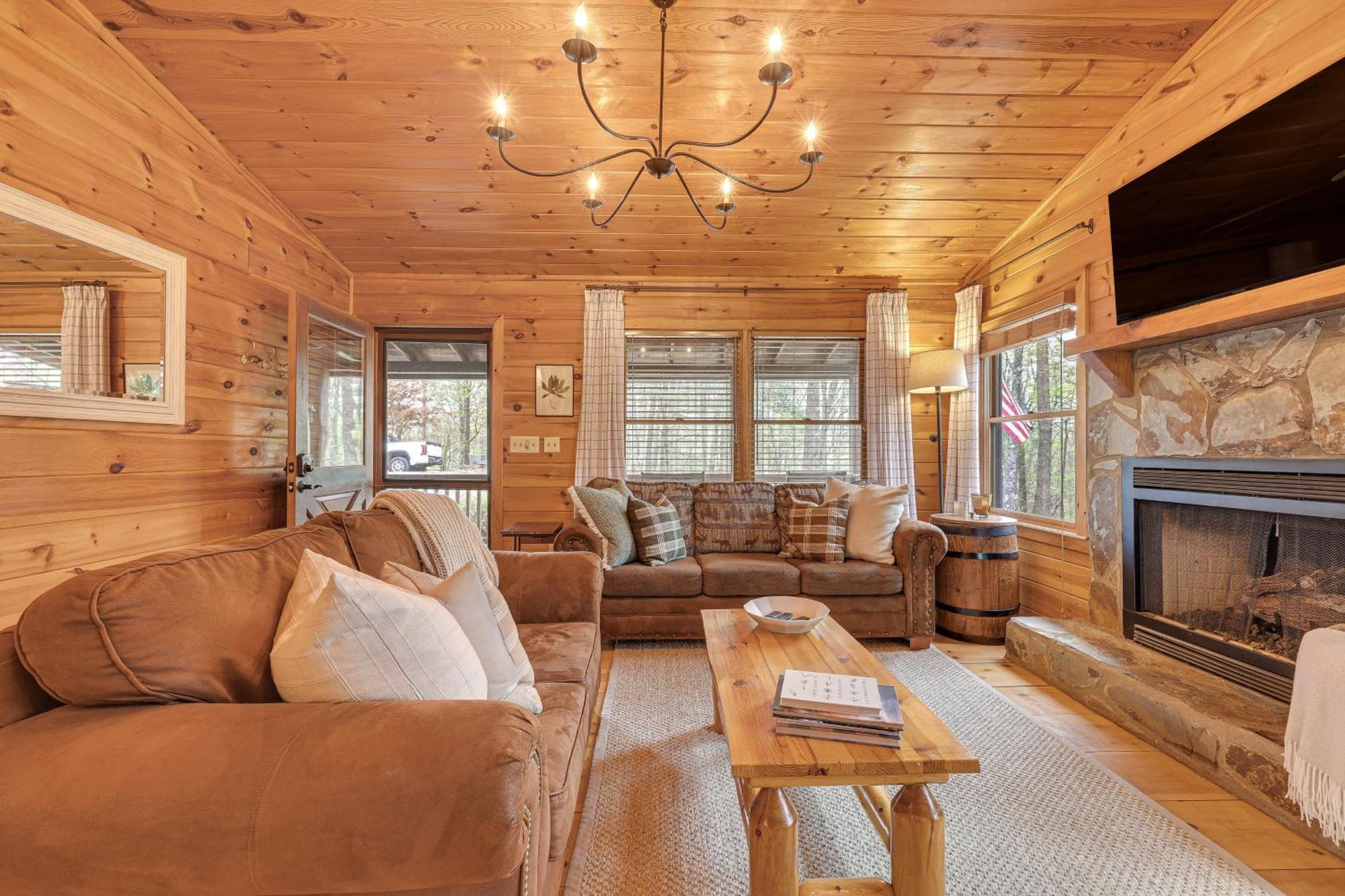 Cozy Cabin In Private Location With Hot Tub And Grill! بلو ريدج المظهر الخارجي الصورة