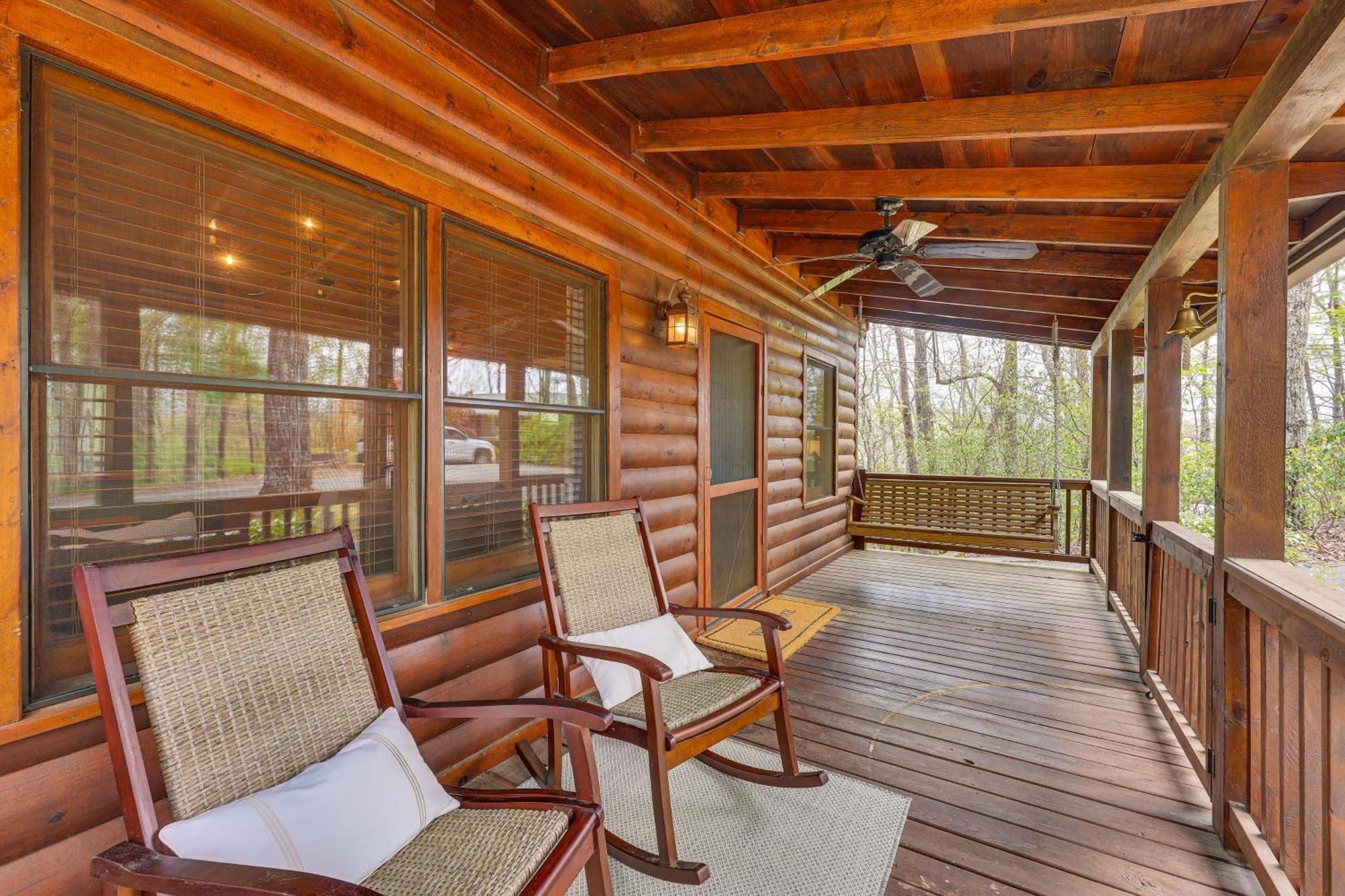 Cozy Cabin In Private Location With Hot Tub And Grill! بلو ريدج المظهر الخارجي الصورة
